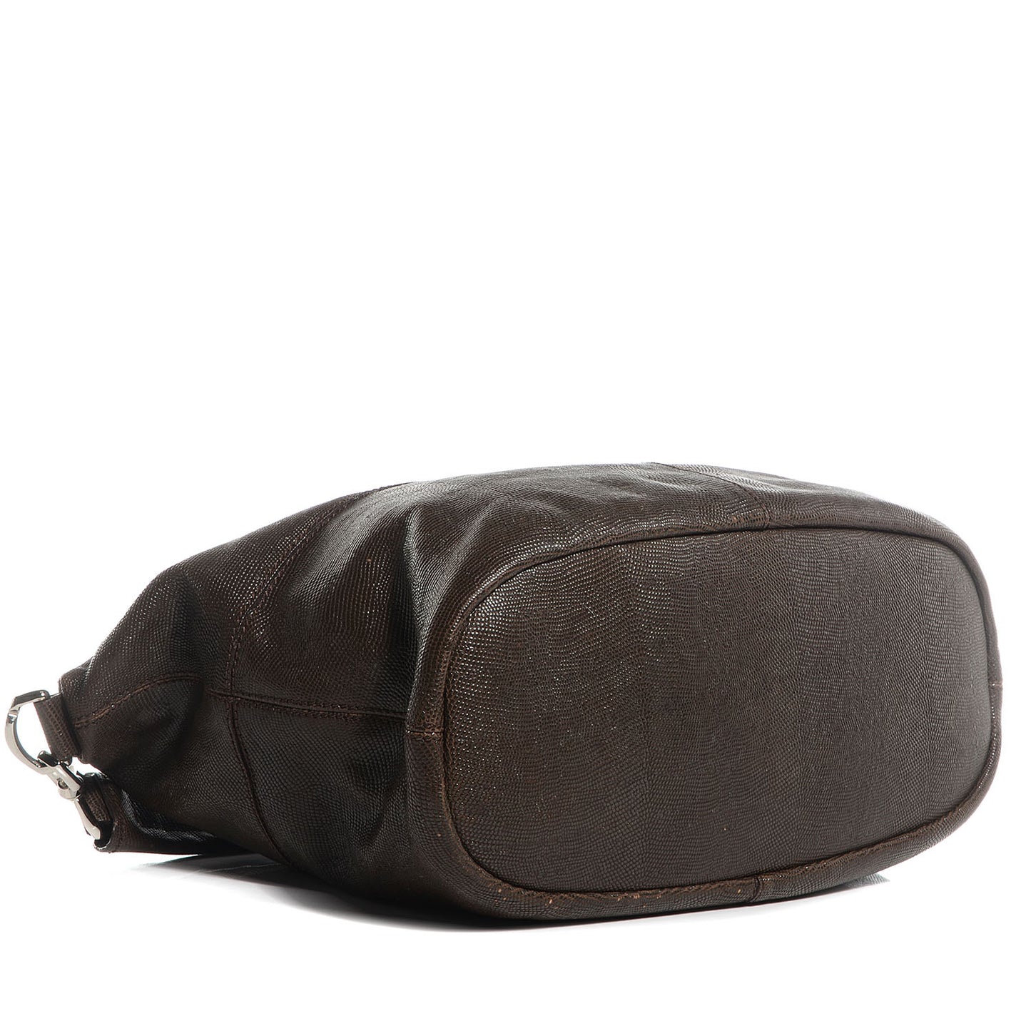 Calfskin Lizard Embossed Medium Nightingale Brown