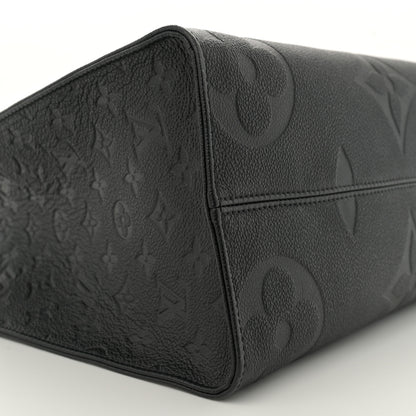 Louis Vuitton Empreinte Monogram Giant OnTheGo MM Black 9 of 10