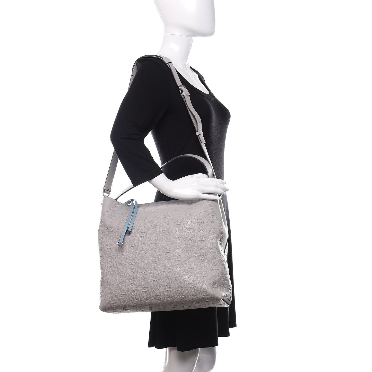 Calfskin Ottomar Monogram Large Klara Hobo Dove