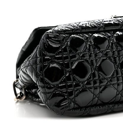 Christian Dior Patent Cannage New Lock Flap Black 11 of 12