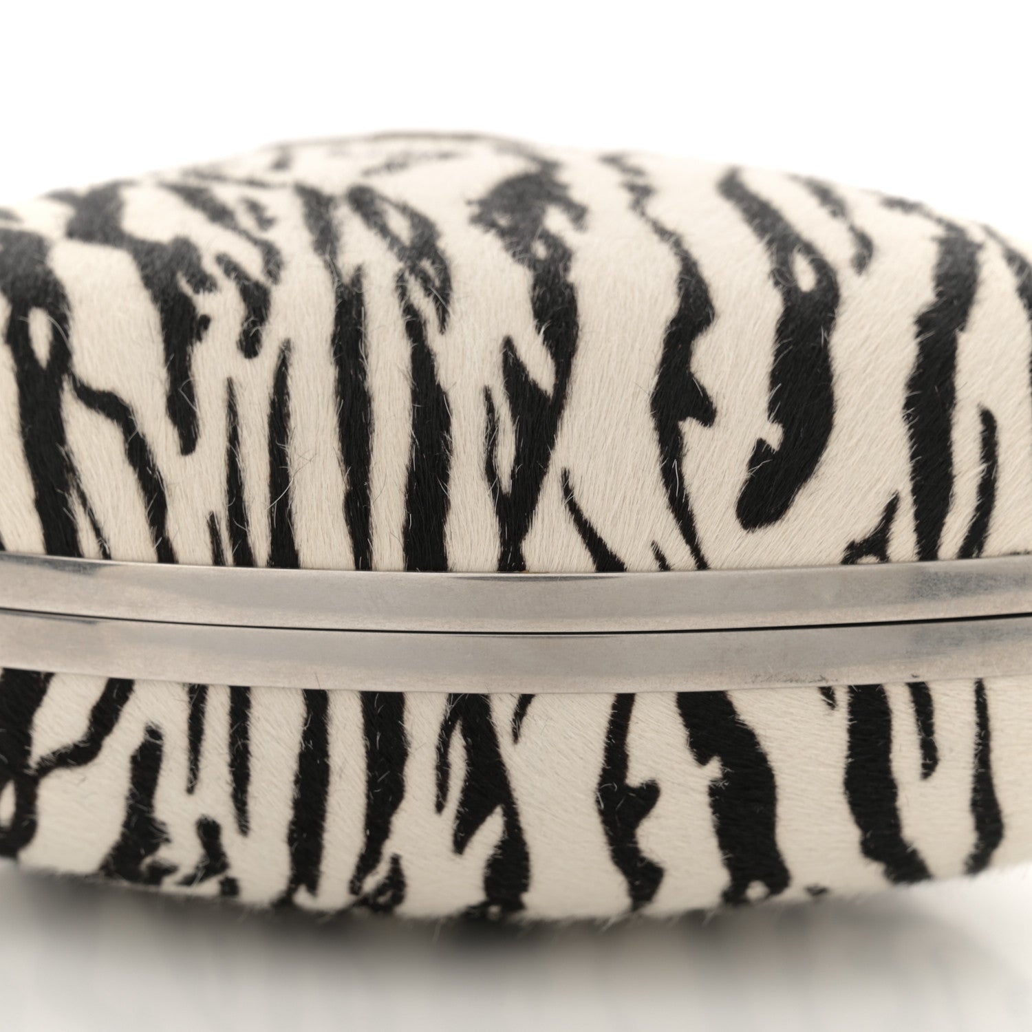 Saint Laurent Pony Hair Zebra Love Box Bag White Black 8 of 9