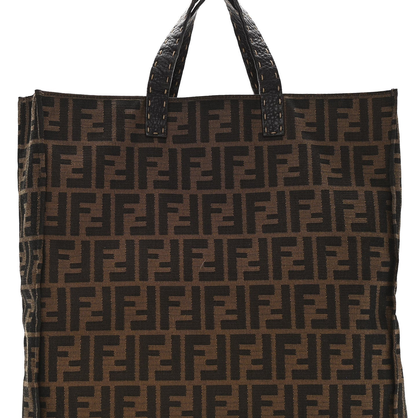 Zucca Cuoio Romano Selleria Special Shopping Tote Tobacco Moro