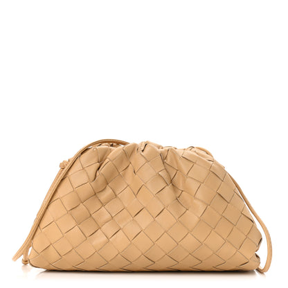 Bottega Veneta Nappa Intrecciato The Mini Pouch Almond 1 of 9