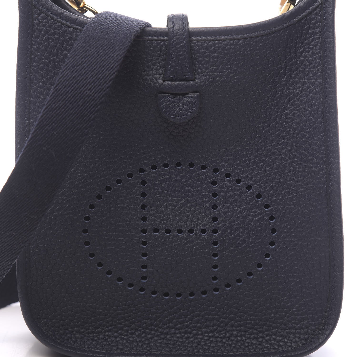 Hermes Taurillon Clemence Evelyne TPM Bleu Nuit 10 of 11