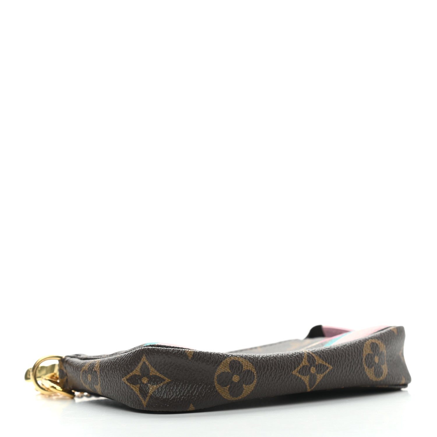 Louis Vuitton Monogram 2016 Christmas Animation Mini Pochette Accessories Rose Ballerine 3 of 6