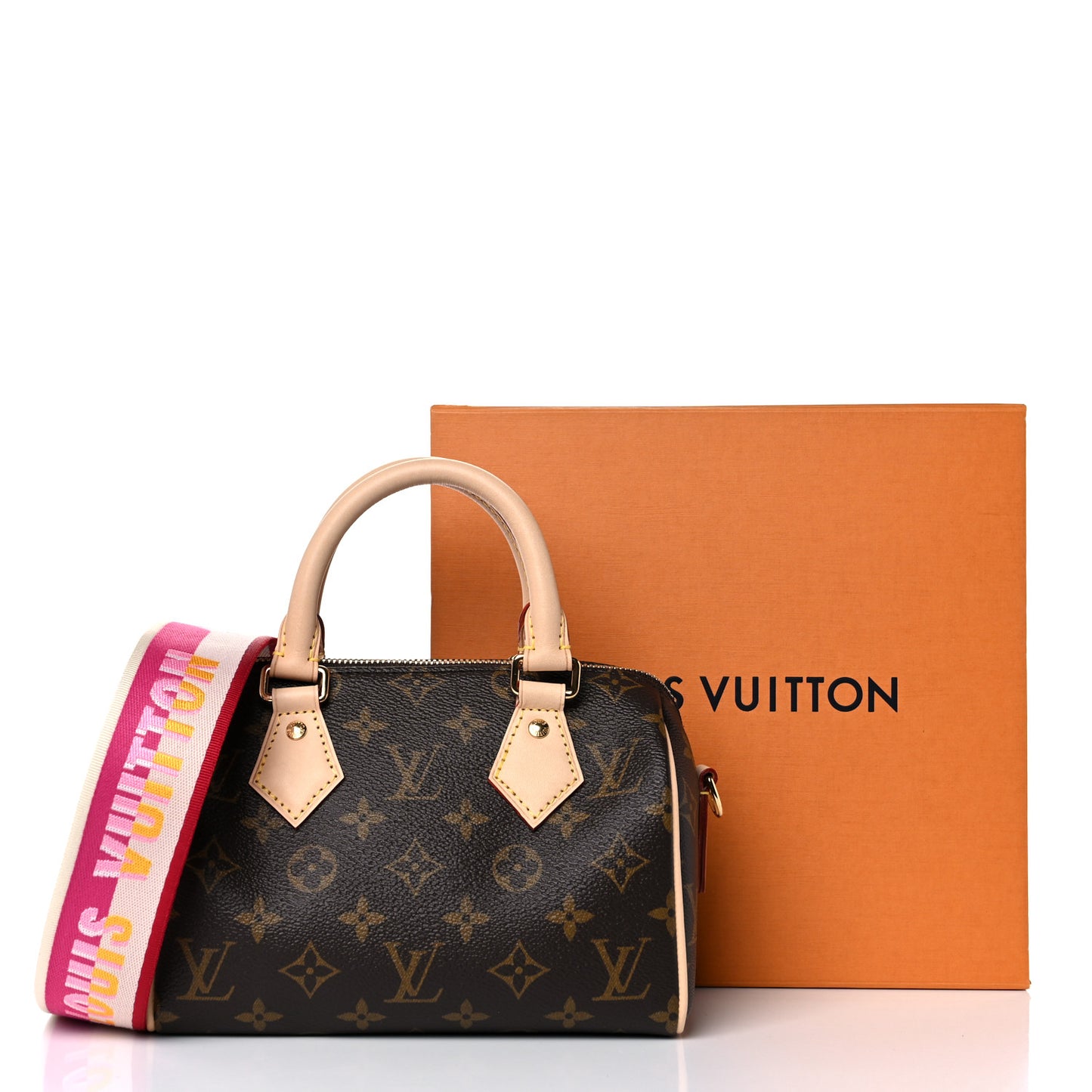 Monogram Speedy Bandouliere 20 Fuchsia