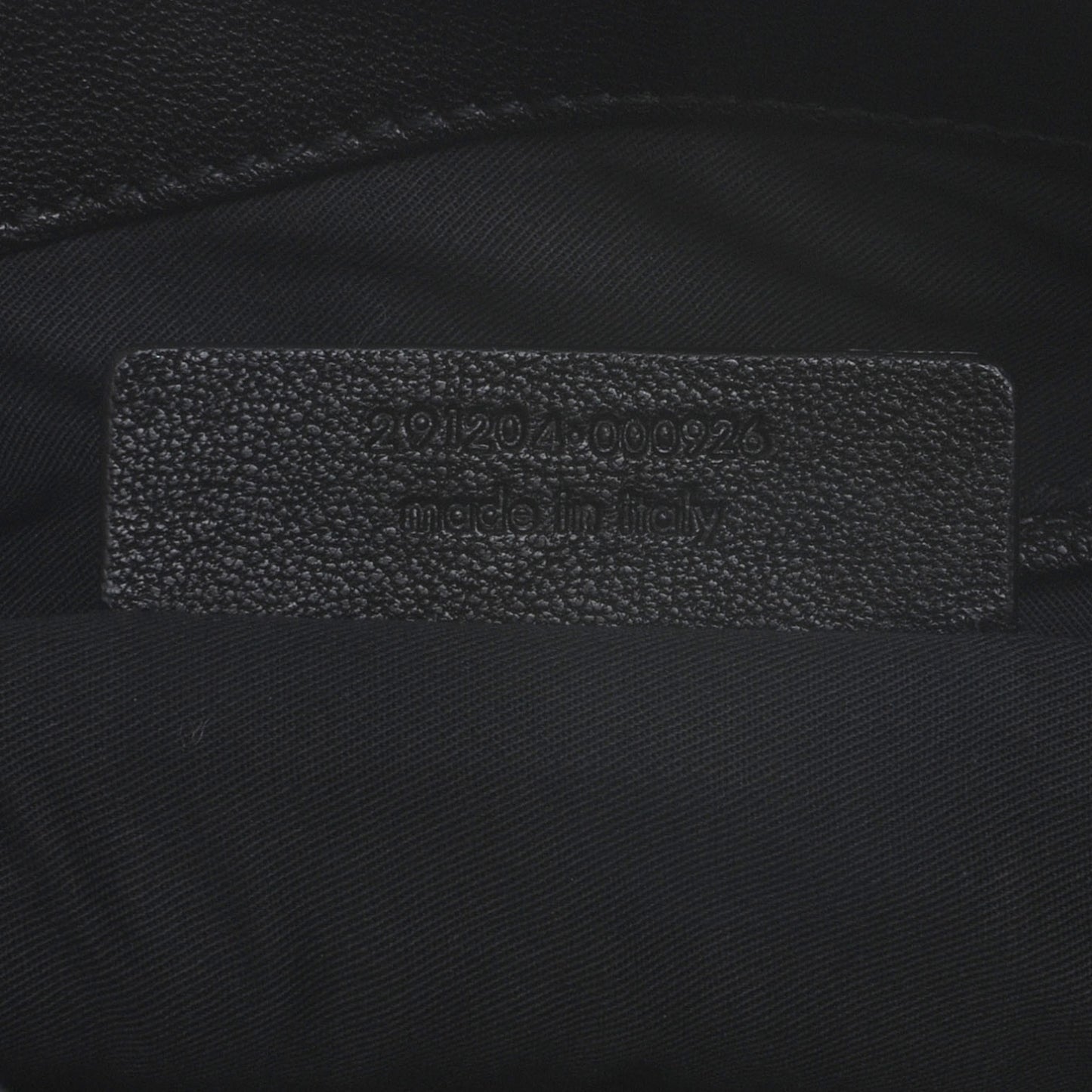 Leather Medium Cabas Chyc Shoulder Bag Black