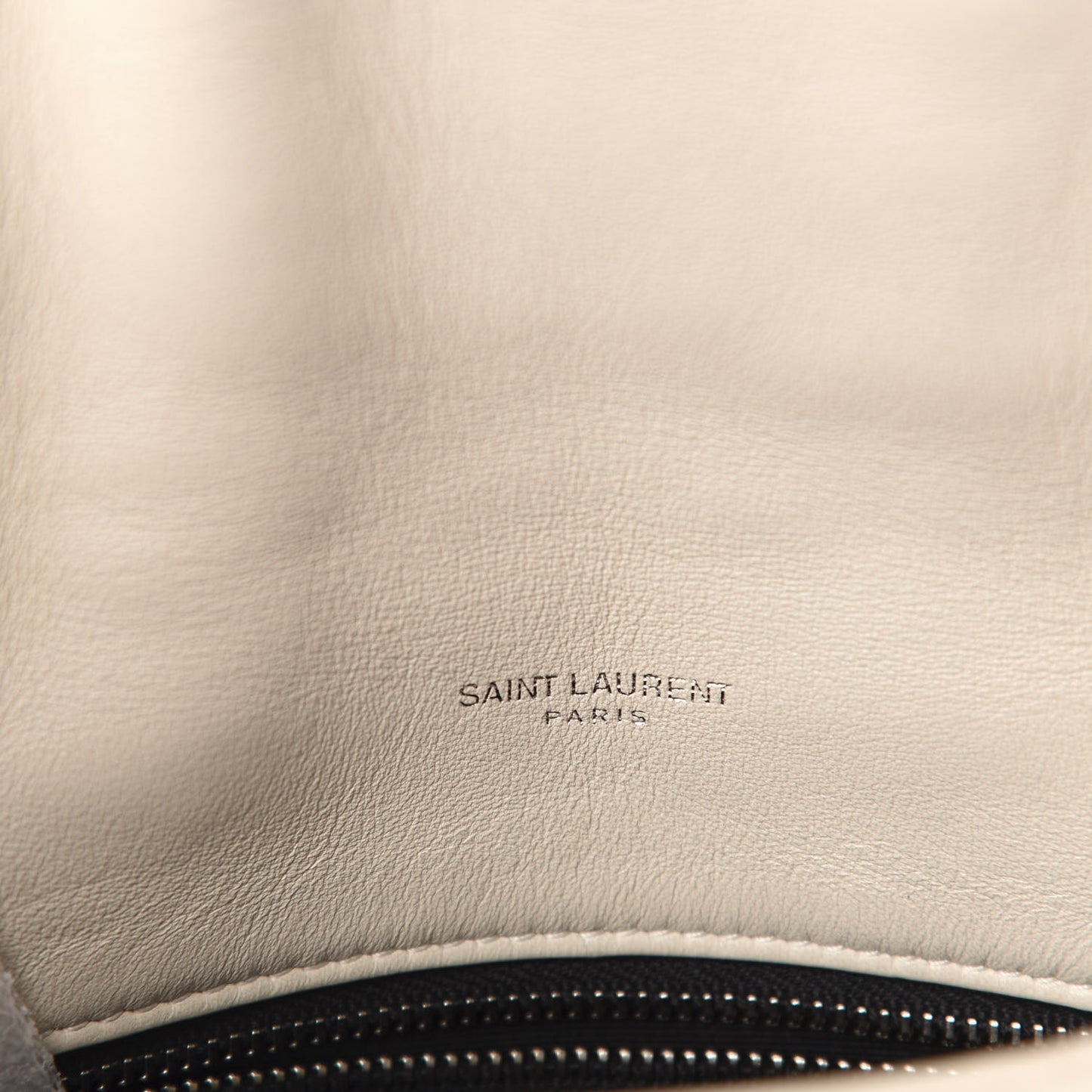 Lambskin Quilted Toy Loulou Puffer Monogram Chain Satchel Crema Soft