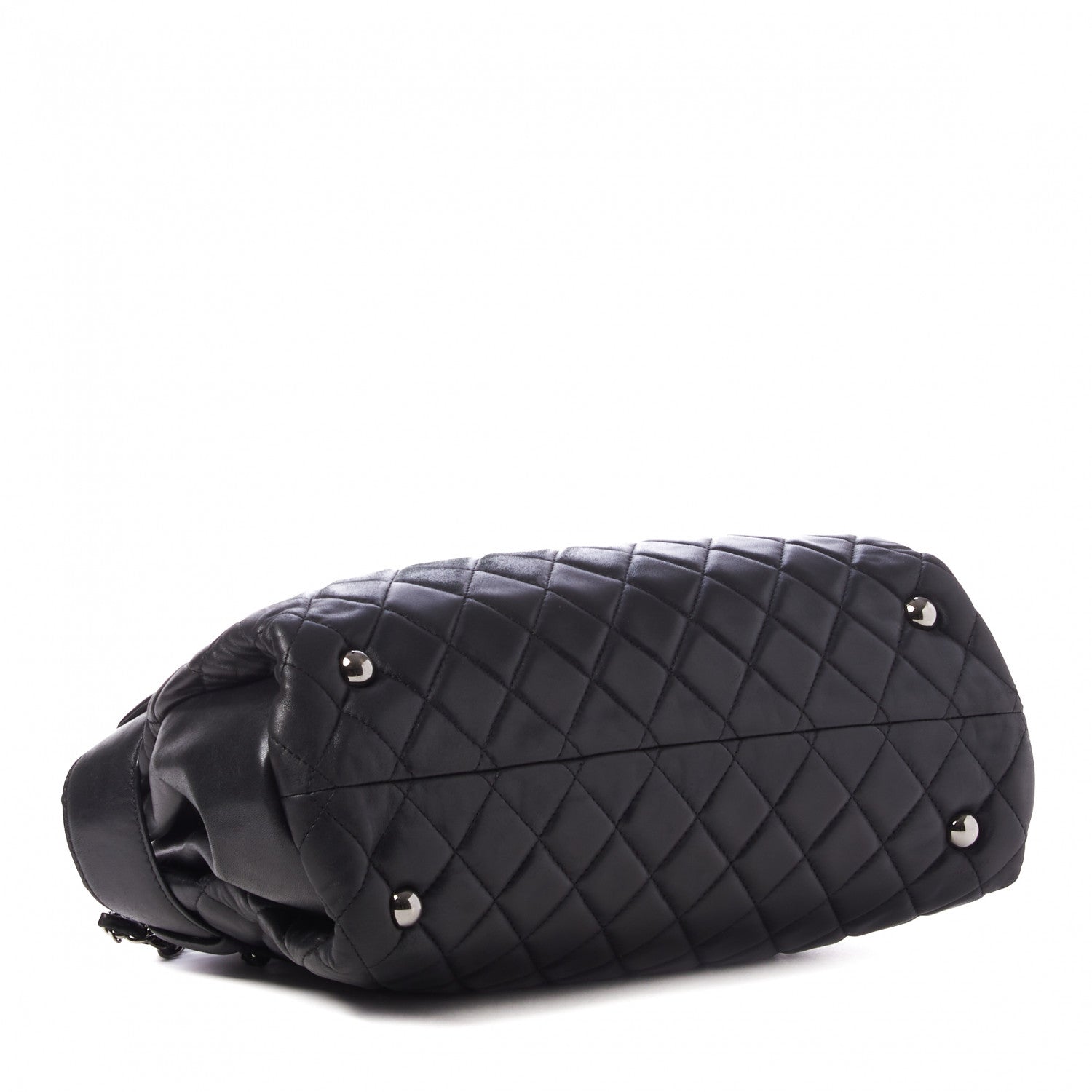 Chanel Lambskin Quilted Small Coco Loop Tote Black 3 of 9