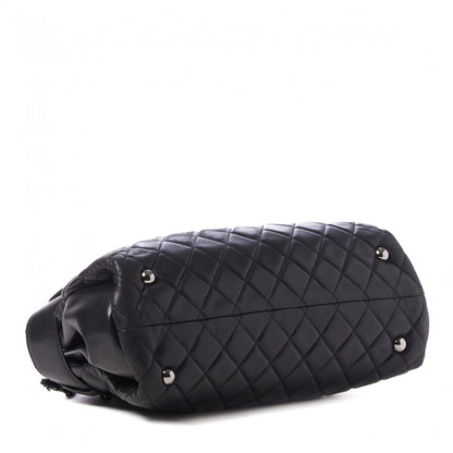 Chanel Lambskin Quilted Small Coco Loop Tote Black 3 of 9
