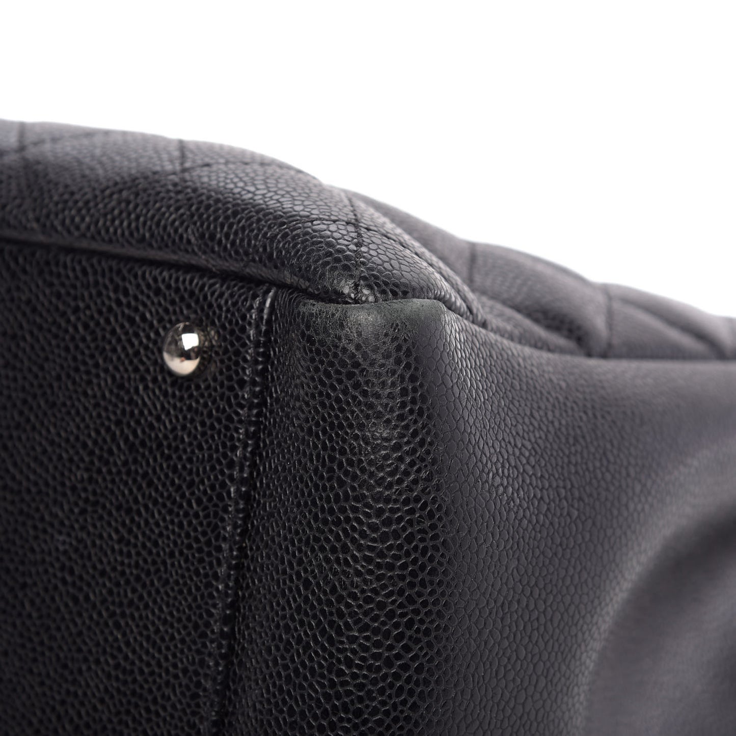 Caviar Quilted XL Grand Shopping Tote GST Black