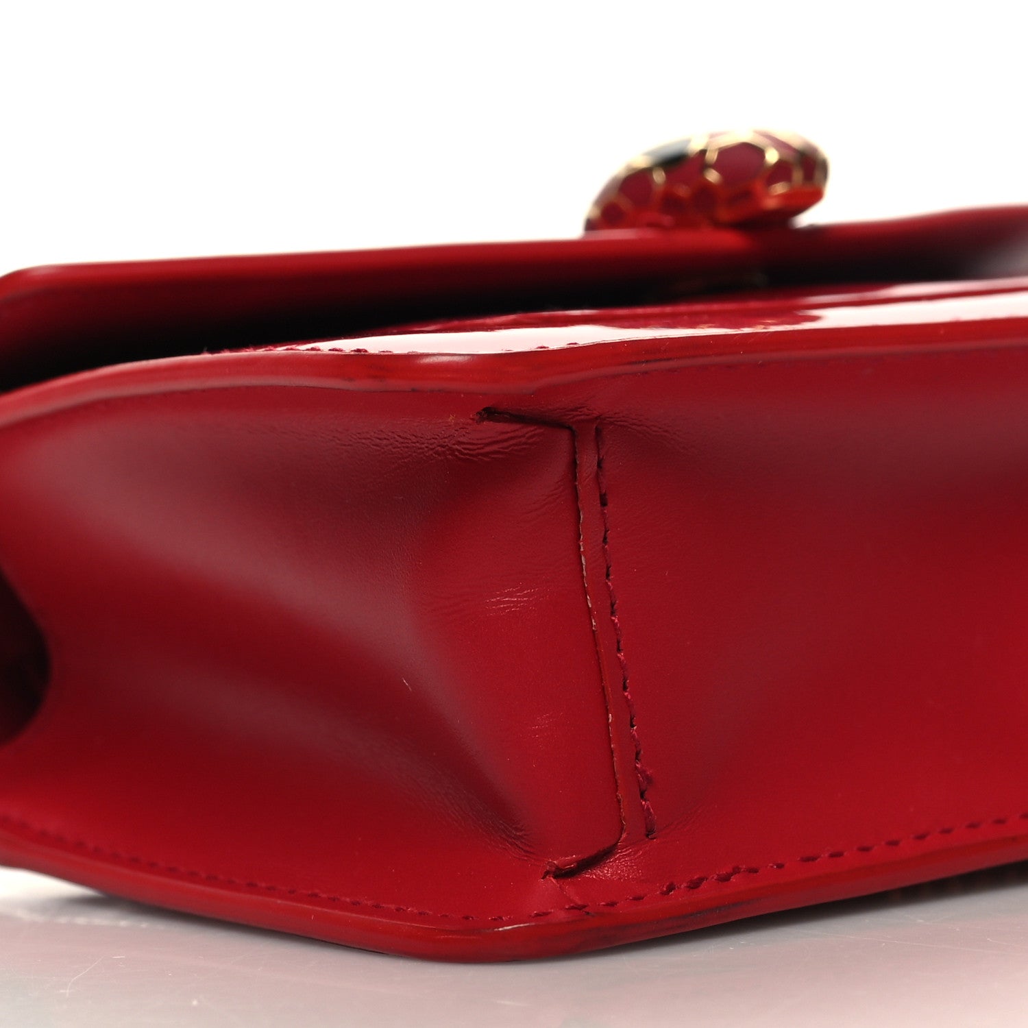 Bulgari Patent Serpenti Forever Mini Shoulder Bag Pink 8 of 11