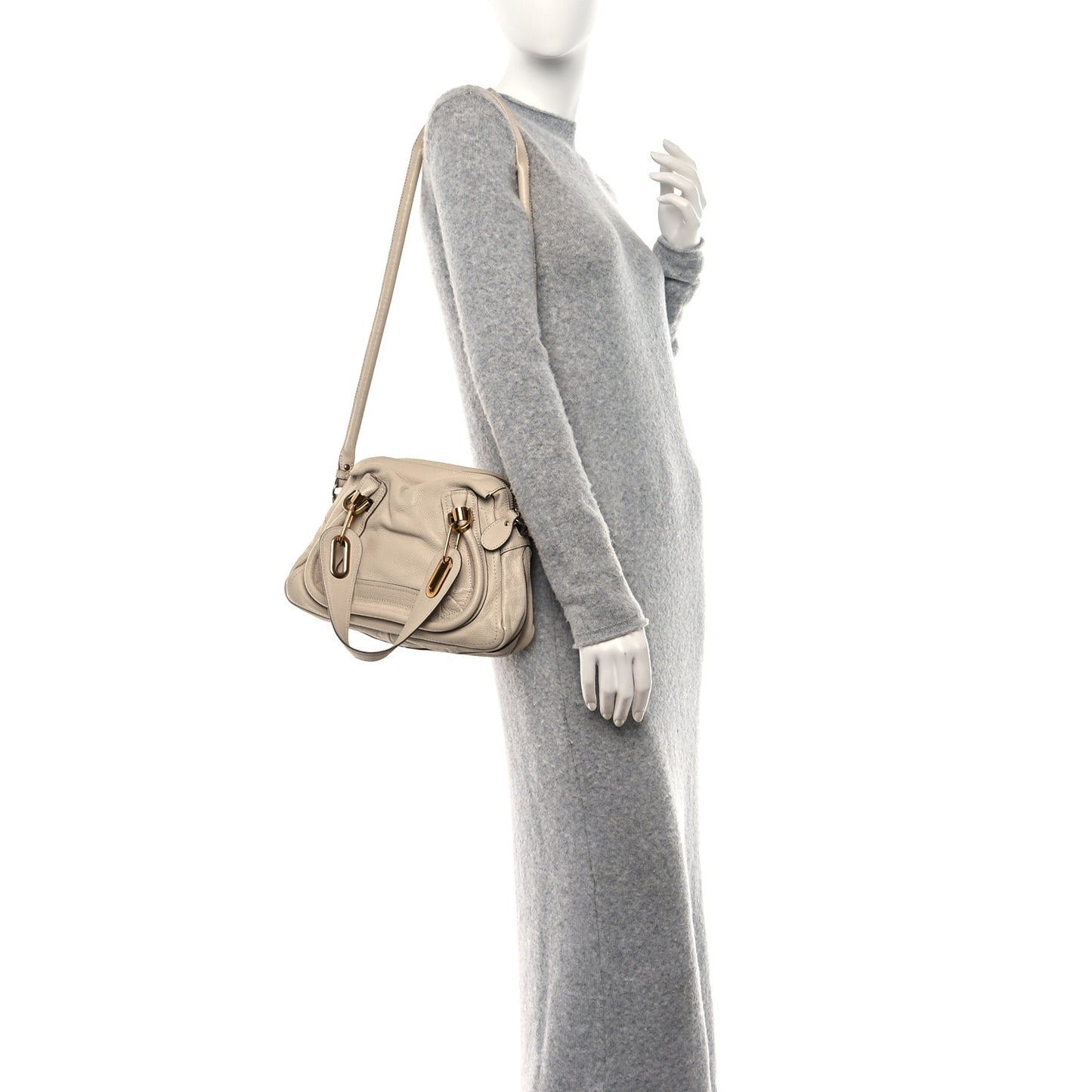 Calfskin Mini Paraty Beige