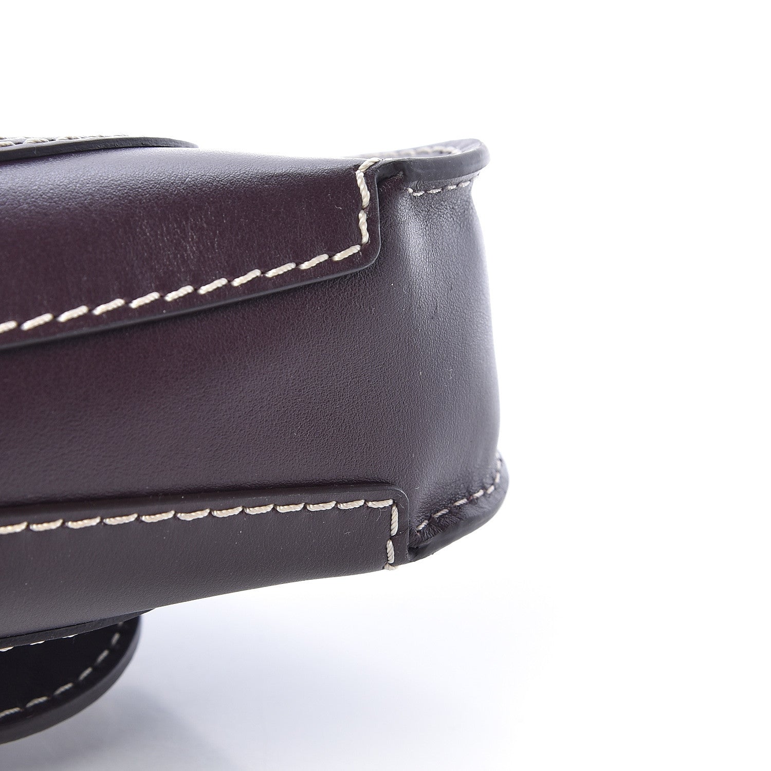 Chloe Shiny Calfskin Small Marcie Saddle Shoulder Bag Black Raisin 13 of 13