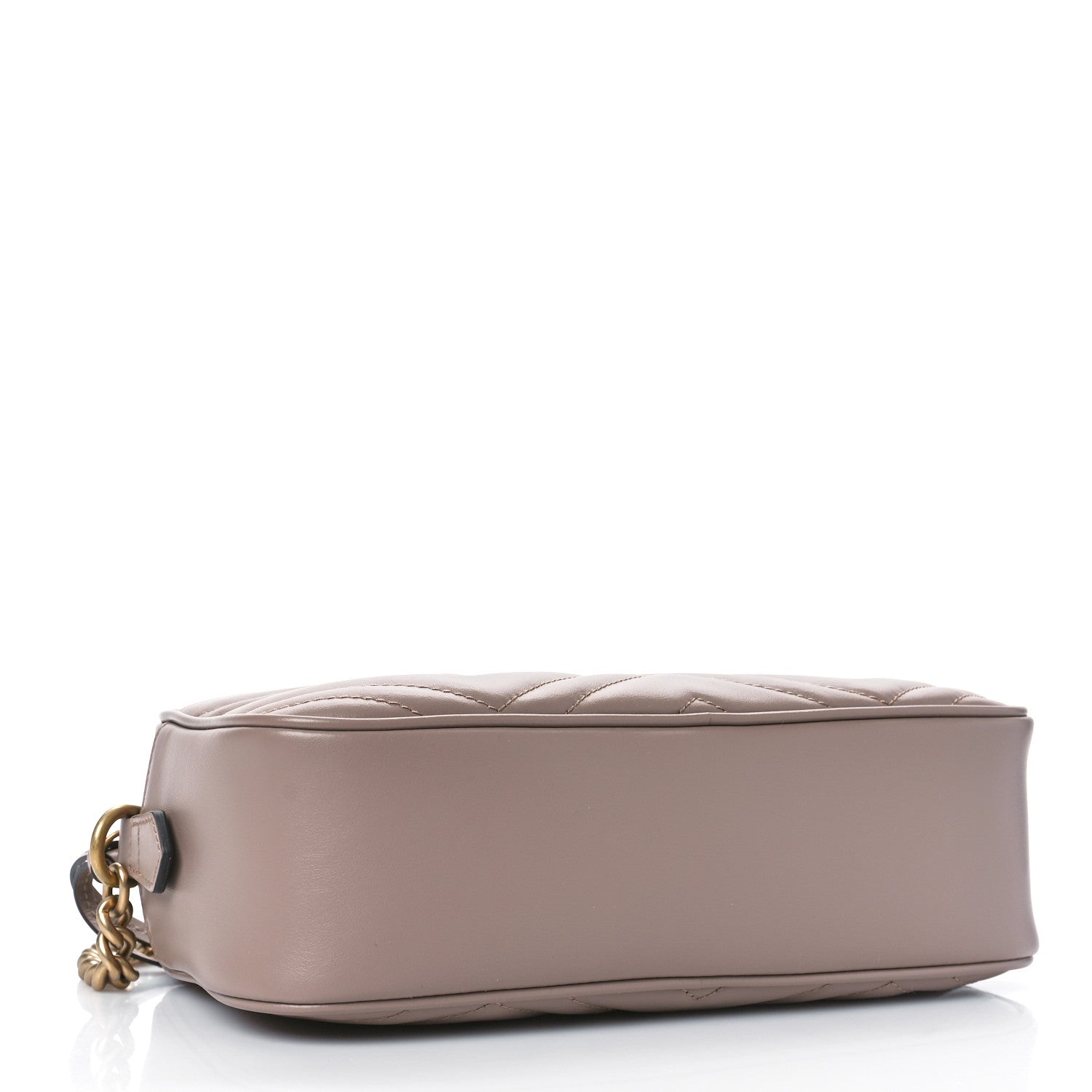 Gucci Calfskin Matelasse Small GG Marmont Chain Shoulder Bag Porcelain Rose 4 of 9