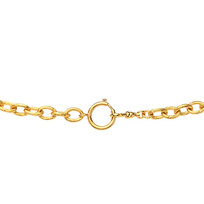 Chanel Metal CC Long Chain Pendant Necklace Gold 5 of 6