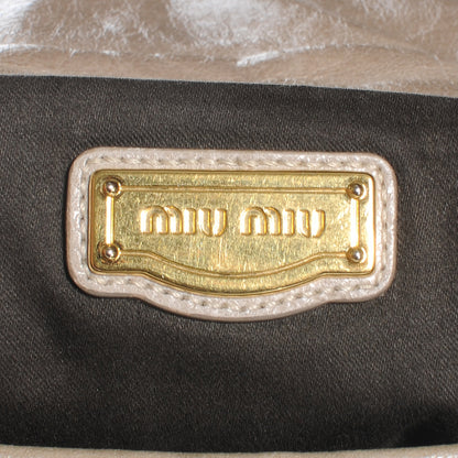 Miu Miu Lux Leather Matelasse Coffer Deserto 7 of 7