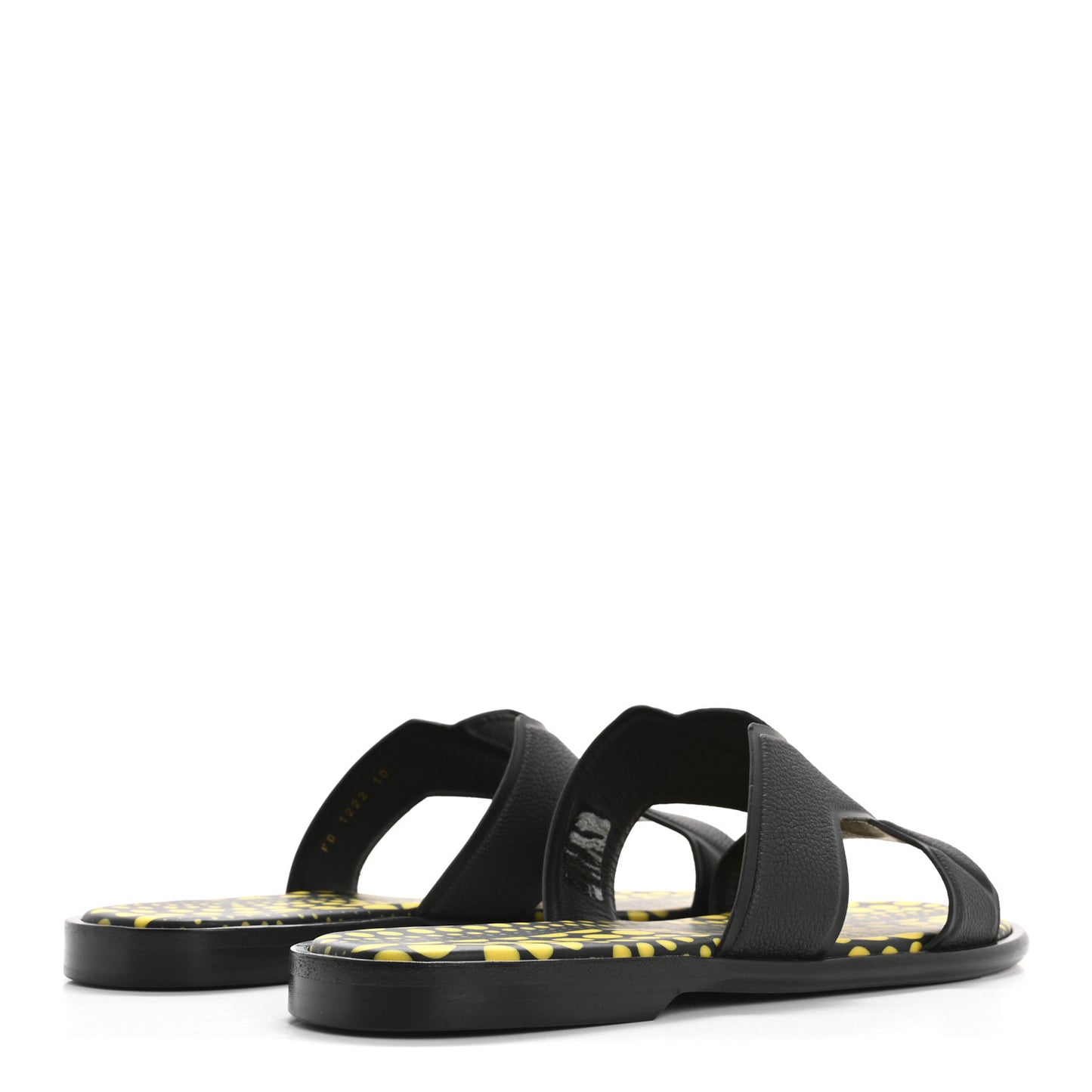 LV X YK Taurillon Monogram Mens Waterfront Mules 10 Argent