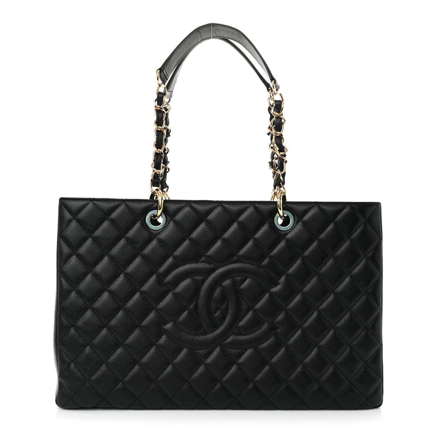 Caviar Quilted XL Grand Shopping Tote GST Black