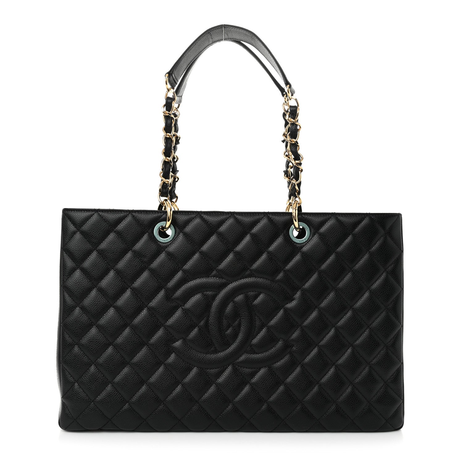 Chanel Caviar Quilted XL Grand Shopping Tote GST Black 1 of 10