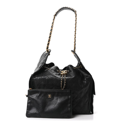 Chanel Caviar Quilted Medium Chanel 25 Handbag Black 3 of 12