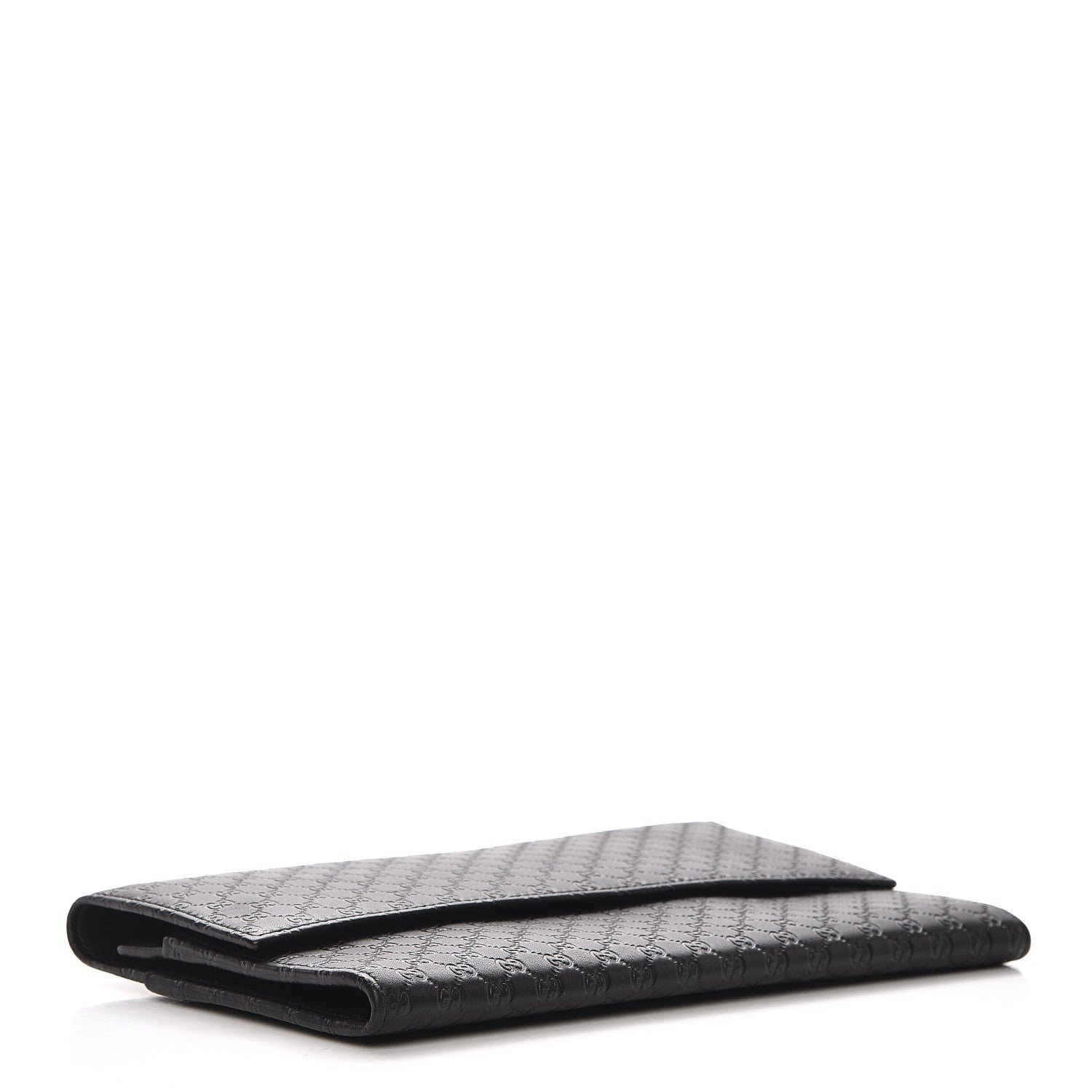 Gucci Microguccissima Travel Organizer Flap Wallet Black 4 of 8