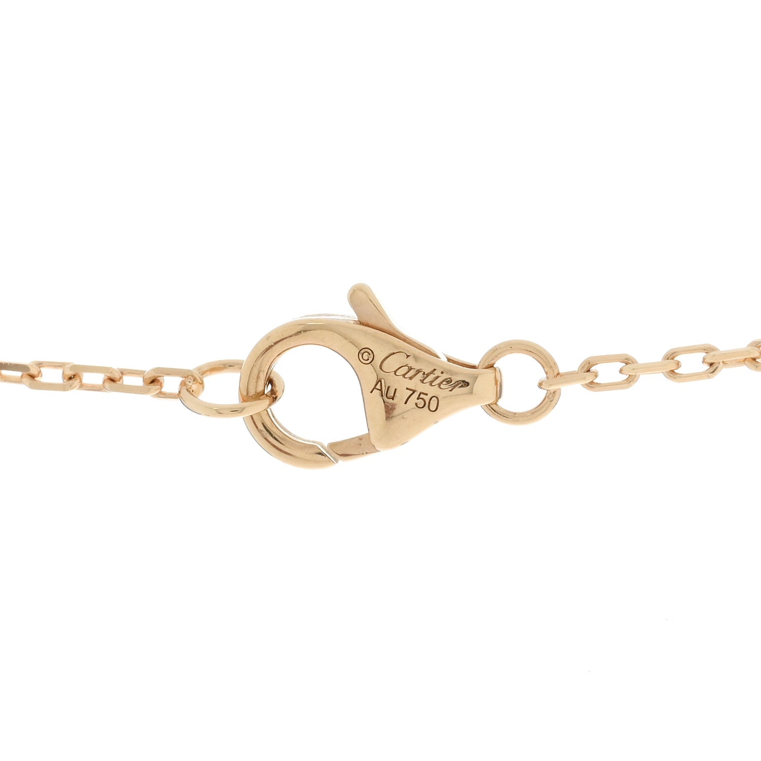 Cartier 18K Yellow Gold Diamond Juste Un Clou Pendant Necklace 4 of 5