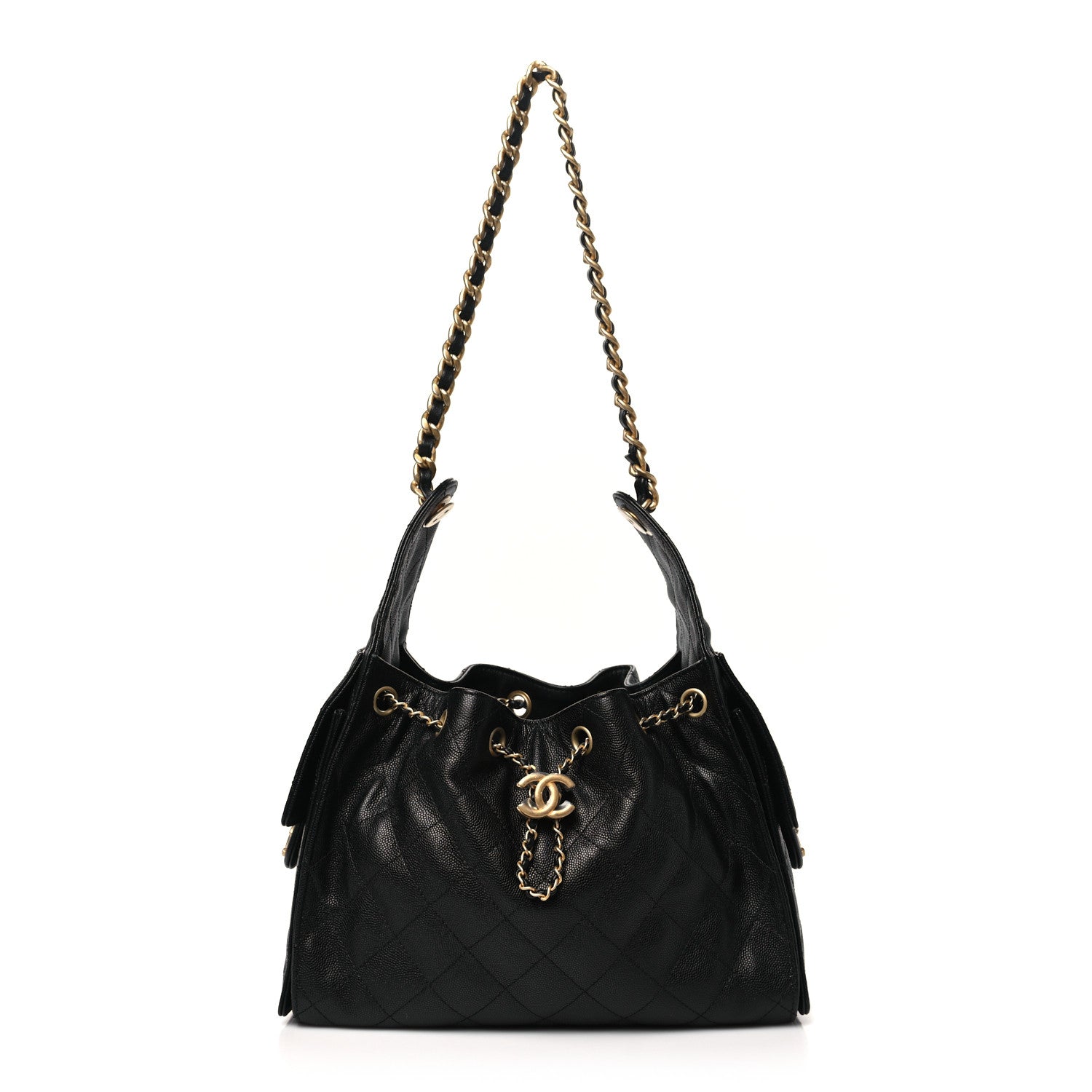 Chanel Caviar Quilted Small Chanel 25 Handbag Black 1 of 10
