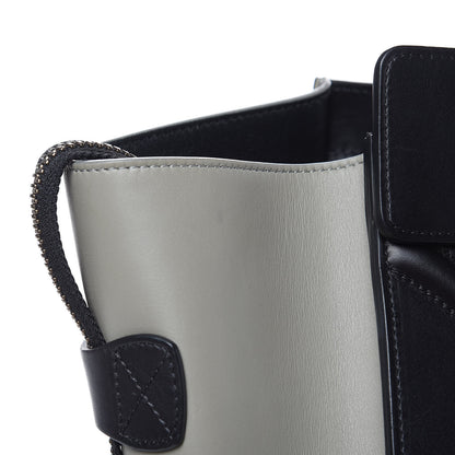 Celine Satin Calfskin Mini Tri-Color Luggage Dark Grey 19 of 19