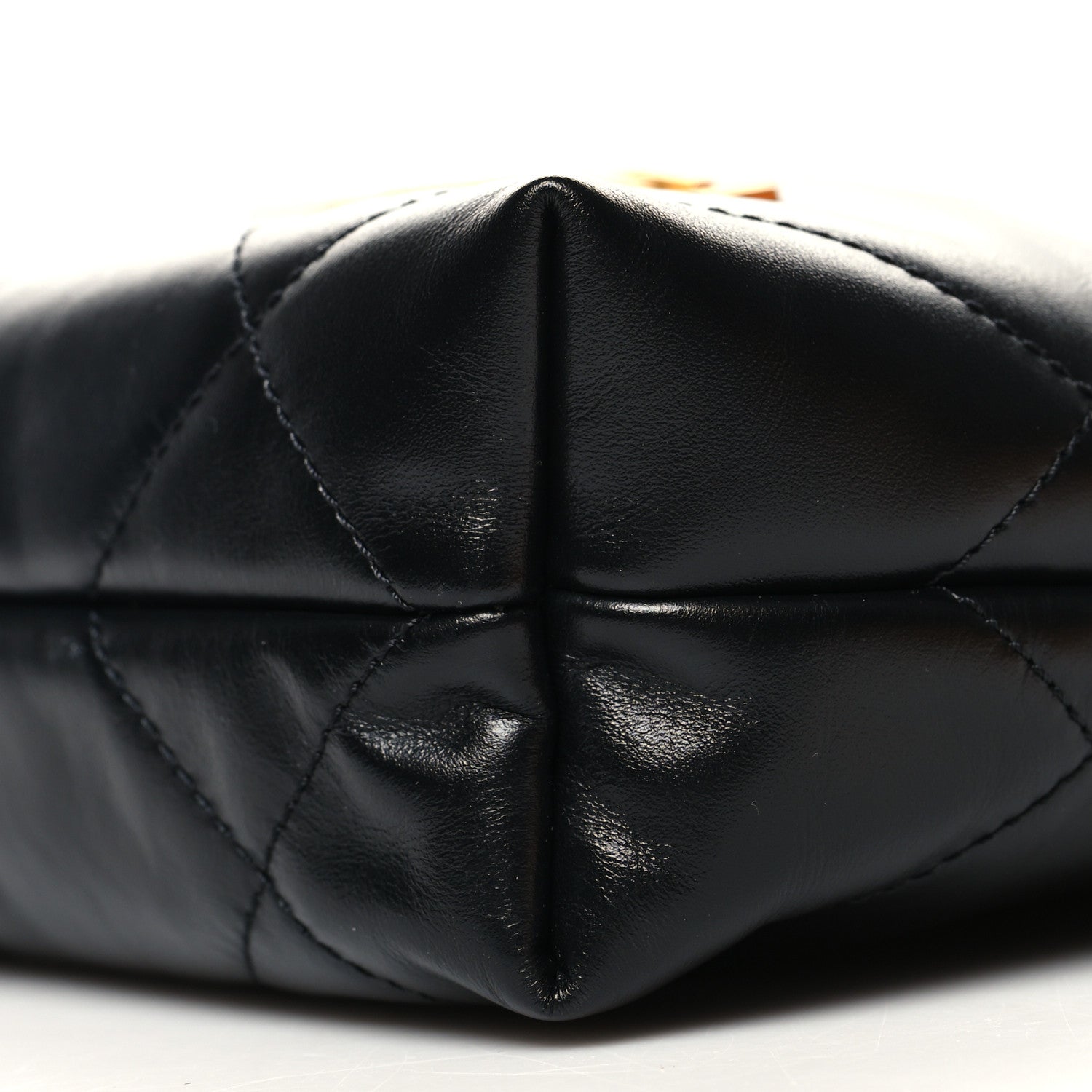 Chanel Shiny Calfskin Quilted Mini Chanel 22 Black 10 of 11