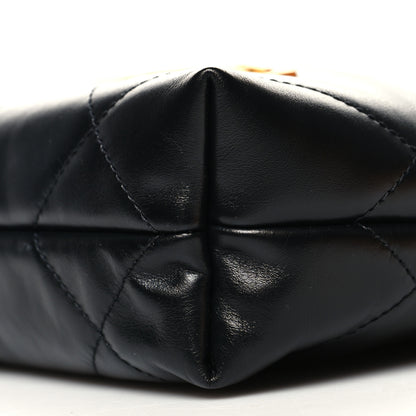 Chanel Shiny Calfskin Quilted Mini Chanel 22 Black 10 of 11