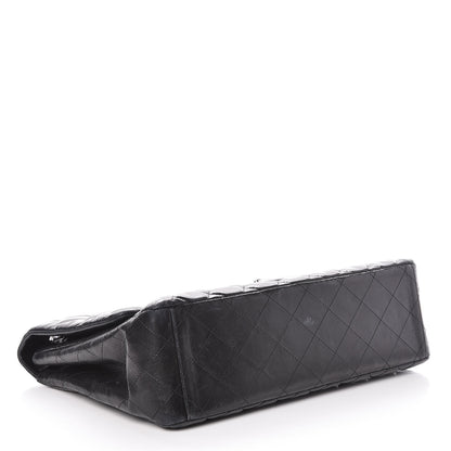 Chanel Lambskin Quilted Maxi Single Flap Black 4 of 12