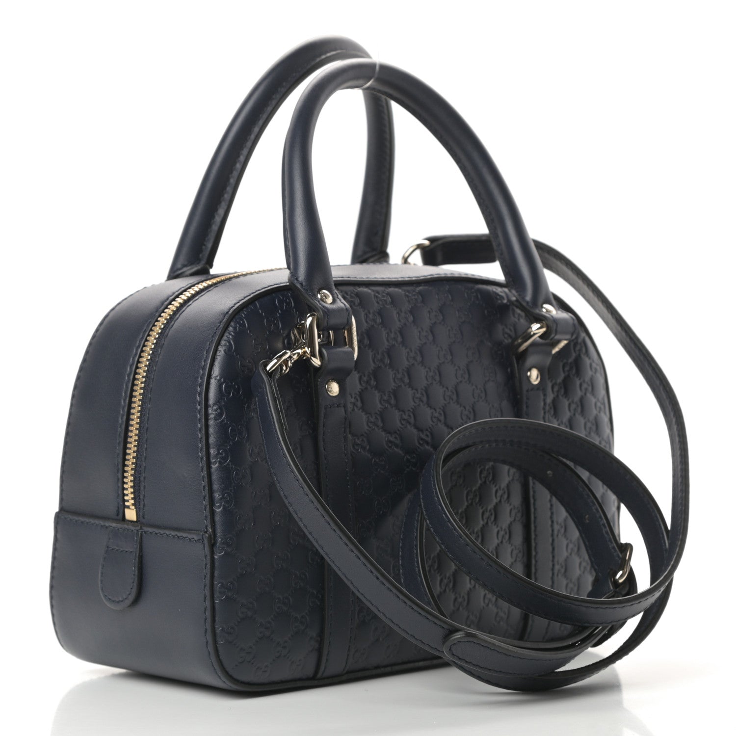 Gucci Soft Microguccissima Small Crossbody Bag Blue 3 of 10