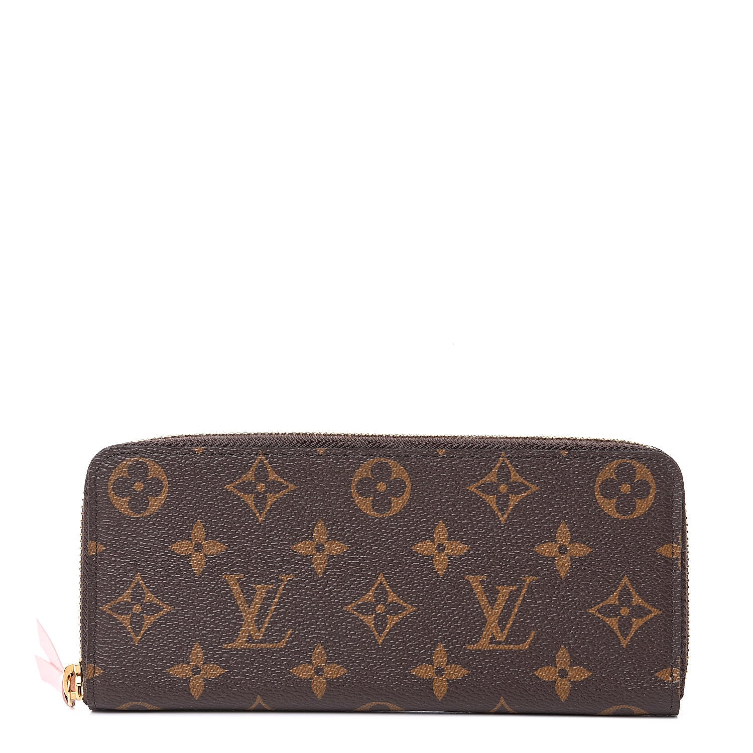Louis Vuitton Monogram Clemence Wallet Rose Ballerine 1 of 8