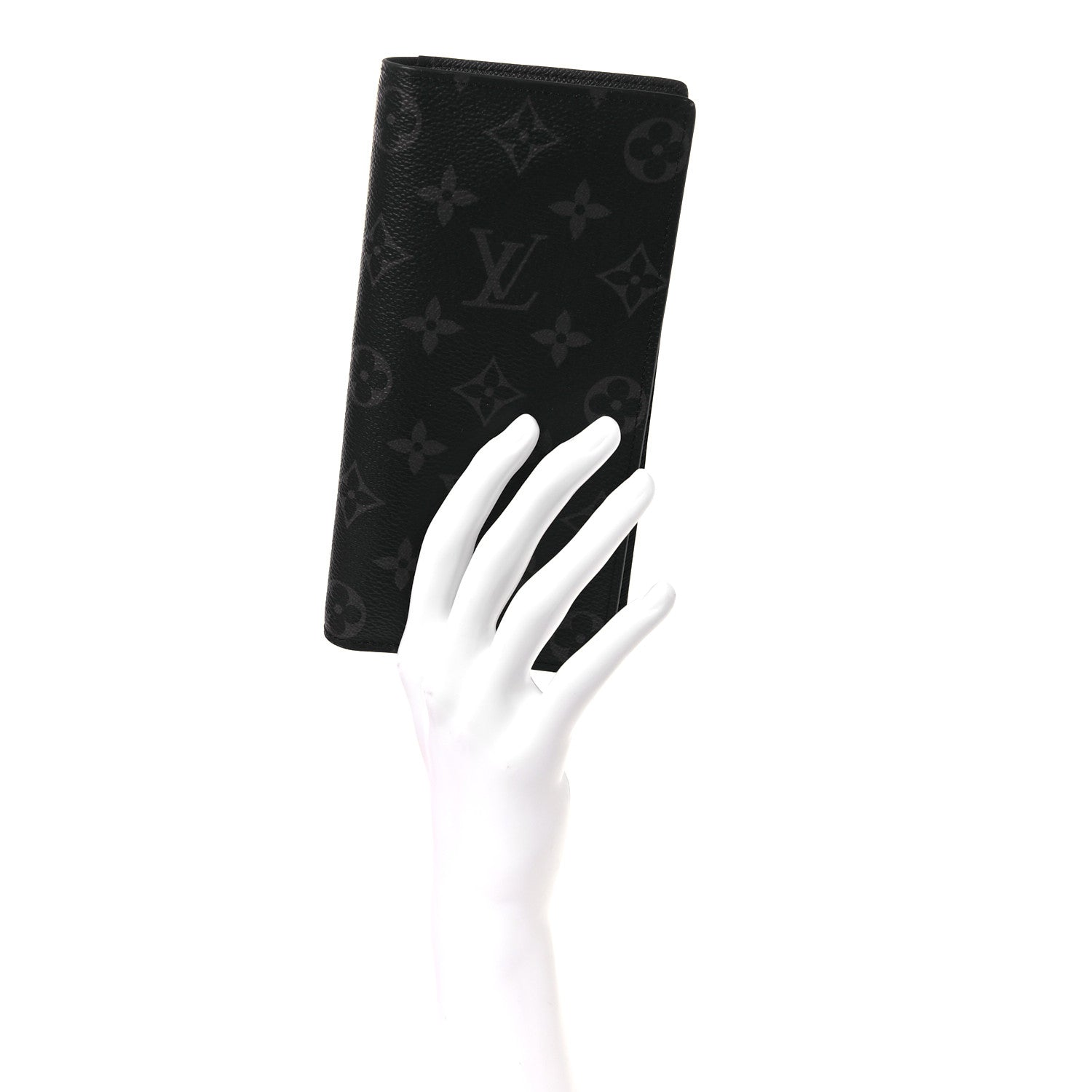 Louis Vuitton Monogram Eclipse Brazza Wallet 2 of 7
