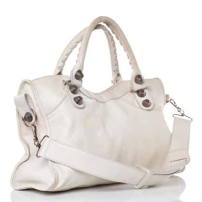 Balenciaga Agneau Giant 21 Rose Gold Hardware City White Light 3 of 26