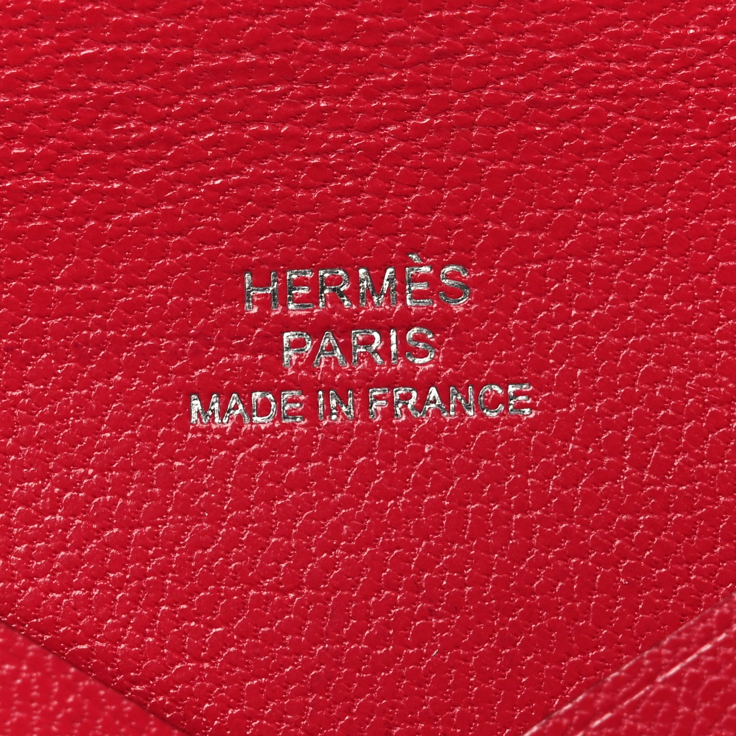 Hermes Chevre Mysore Calvi Card Case Rose Extreme 6 of 8
