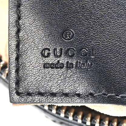 Gucci Calfskin Matelasse Mini GG Marmont Chain Bag Black 7 of 10