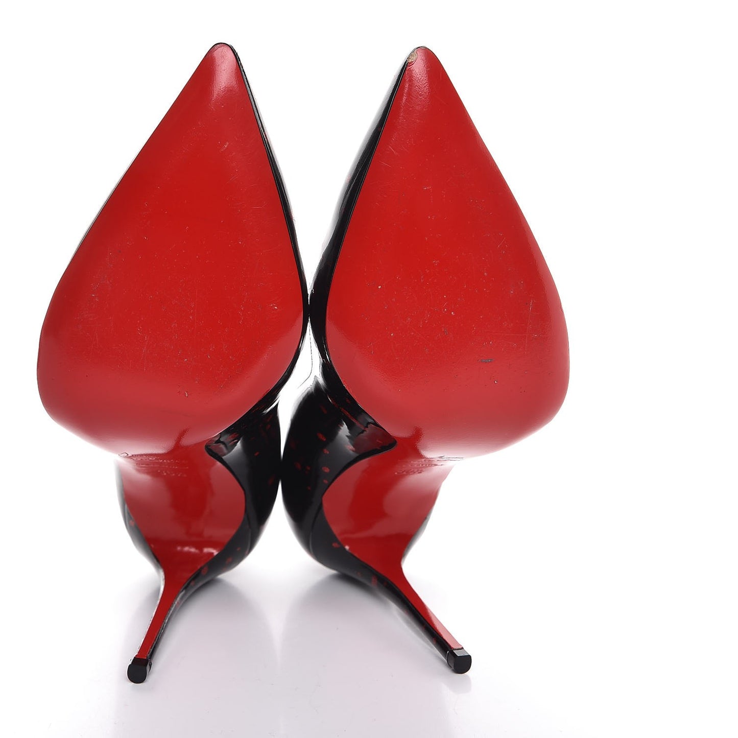 Patent Pollock Pigalle Follies 100 Pumps 36.5 Black Red