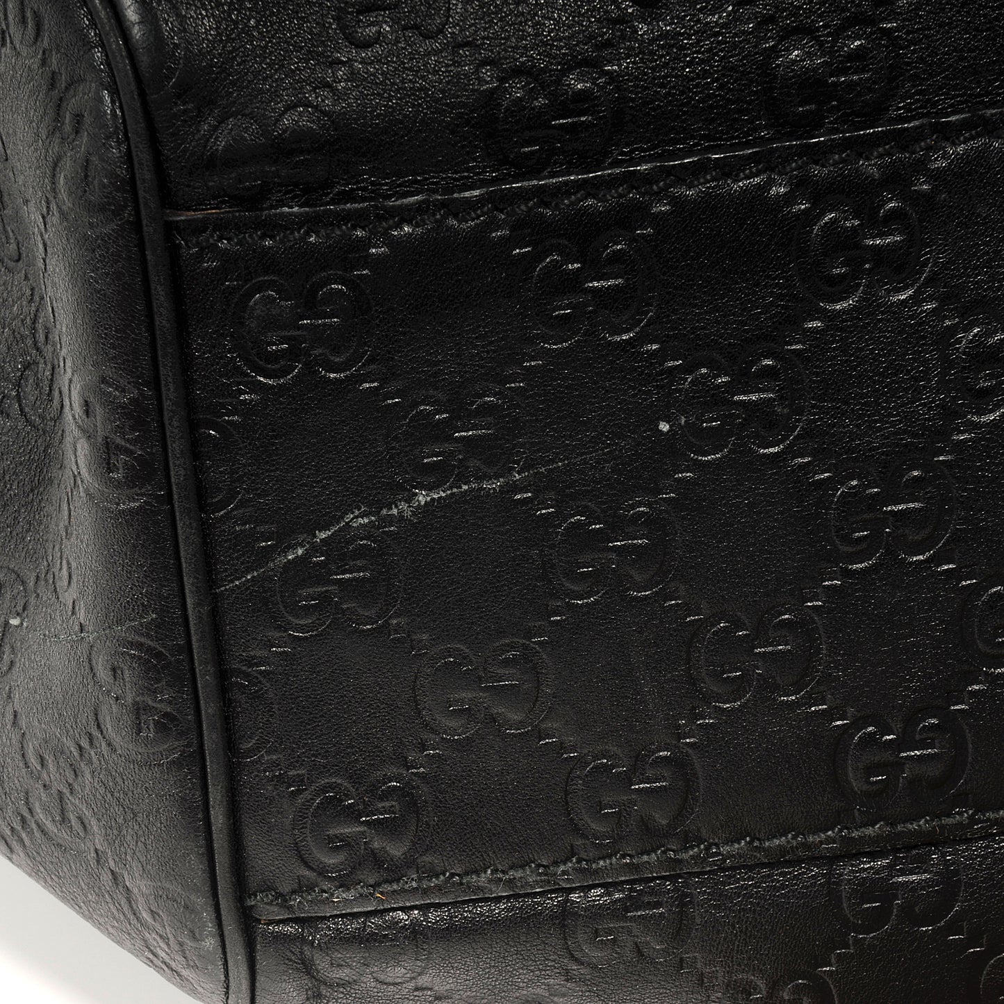 Guccissima Large Sukey Tote Black