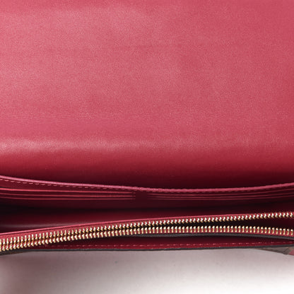 Louis Vuitton Monogram Flore Chain Wallet Fuchsia 5 of 9