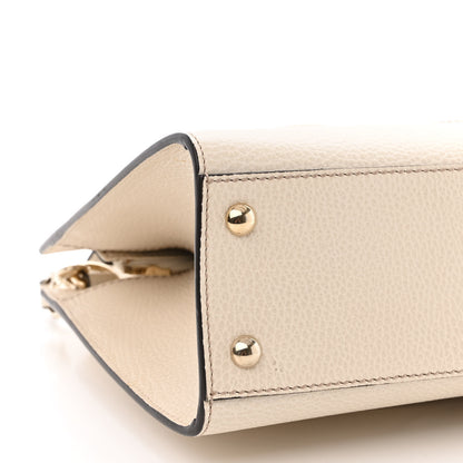 Gucci Dollar Calfskin Medium Soho Top Handle Satchel Ivoire 9 of 15