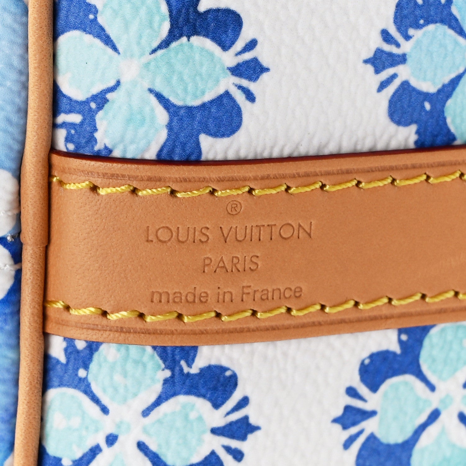 Louis Vuitton Monogram Tiles By The Pool Speedy Bandouliere 25 Lagoon Blue 6 of 11