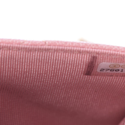 Chanel Iridescent Caviar Quilted Wallet on Chain WOC Rose Pink 7 of 10