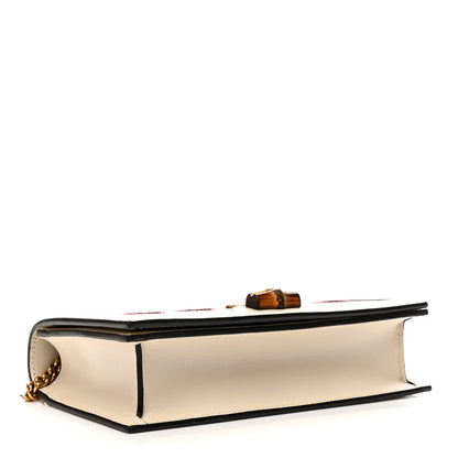 Gucci Calfskin Lovelight Mini Diana Chain Bag Mystic White Red 4 of 9