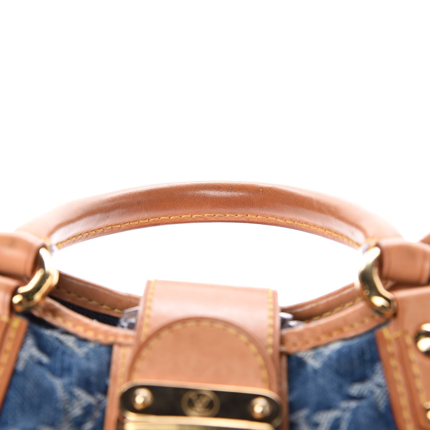 Louis Vuitton Monogram Denim Pleaty Blue 9 of 16