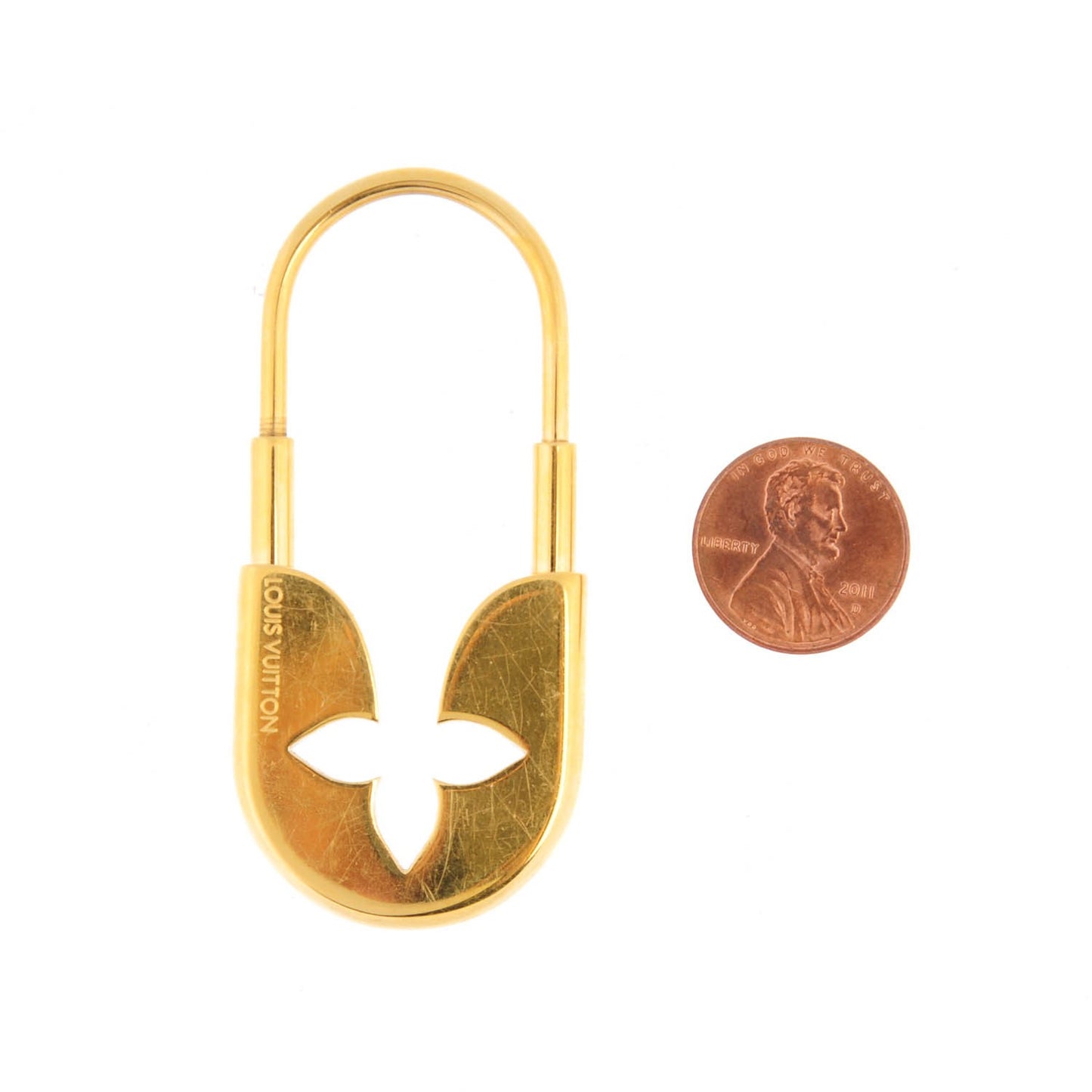 Couture Safety Pin Key Holder Gold
