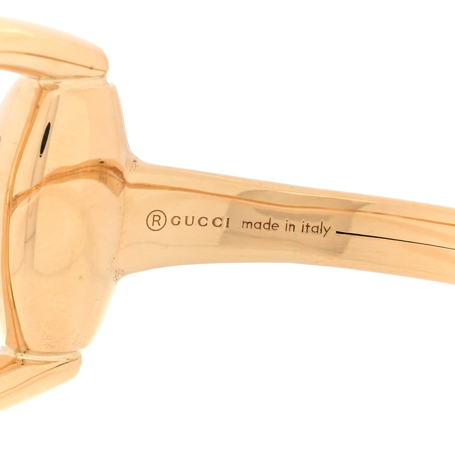 Gucci 18K Yellow Gold Horsebit Bangle Bracelet 3 of 4