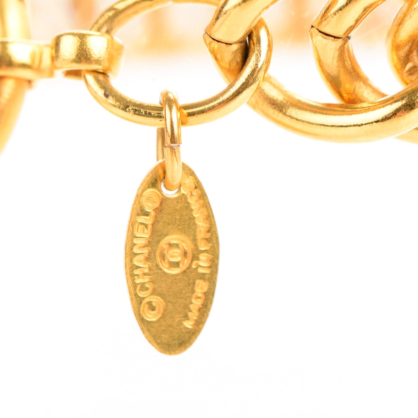 31 Rue Cambon Paris Medallion Chain Bracelet Gold