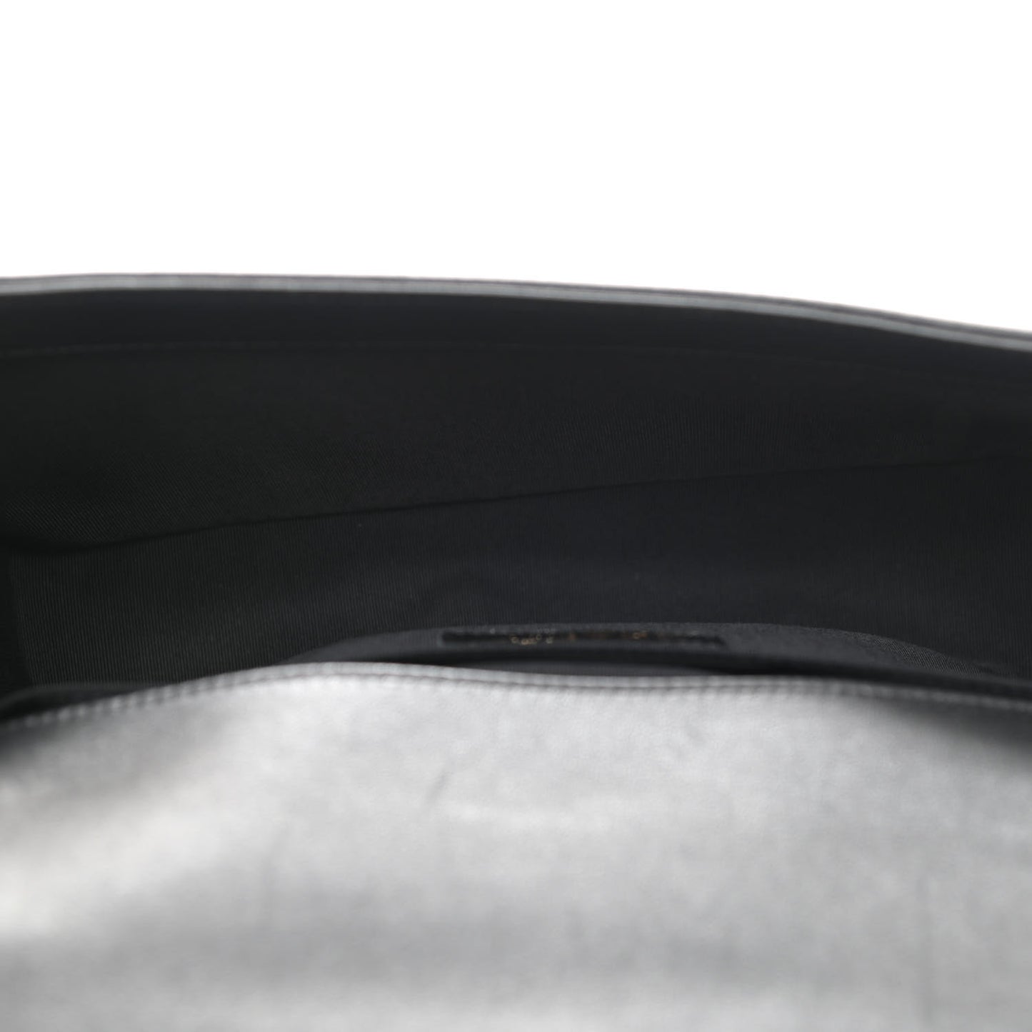 Lambskin Quilted Medium Boy Flap Black